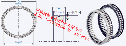 GMNFE412Z單向軸承圖紙