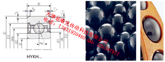 GMNHYKH61901ETAP4/ABEC7角接觸球軸承圖紙